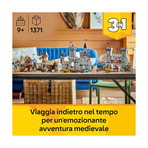 LEGO Creator 3in1 Castello del Cavaliere Medievale 31168
