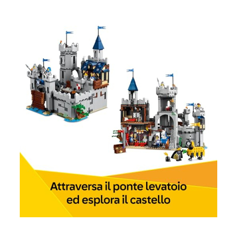LEGO Creator 3in1 Castello del Cavaliere Medievale 31168