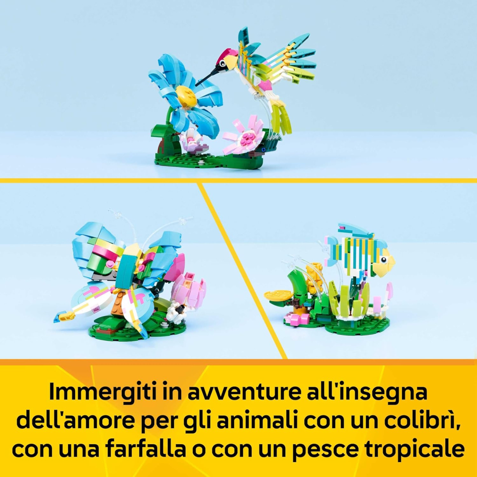 LEGO Creator 3in1 Colibrì Variopinto 31384