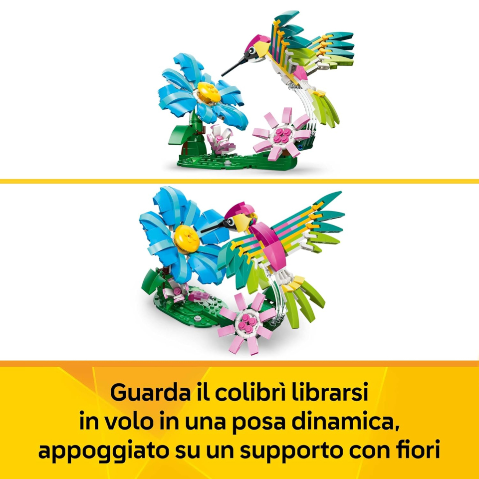 LEGO Creator 3in1 Colibrì Variopinto 31384