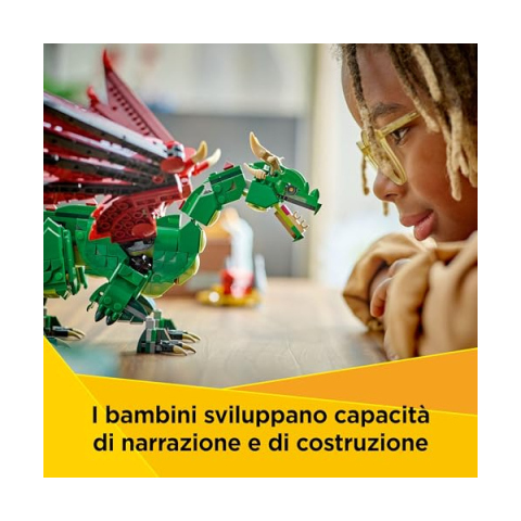 LEGO Creator 3 in 1 Drago Medievale 31161