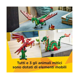 LEGO Creator 3 in 1 Drago Medievale 31161