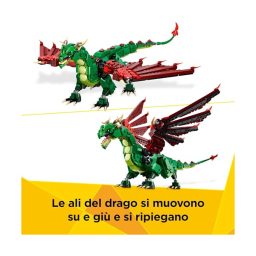 LEGO Creator 3 in 1 Drago Medievale 31161