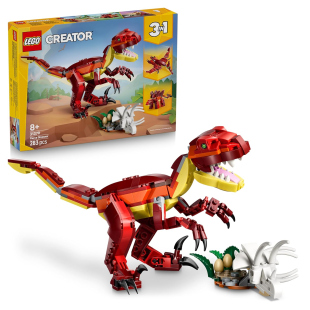 LEGO Creator 3in1 Feroce Dinosauro – Velociraptor, Stegosauro e Pterosauro 31379