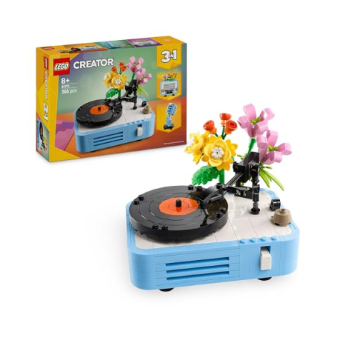 LEGO Creator 3in1 Giradischi con Fiori 31172