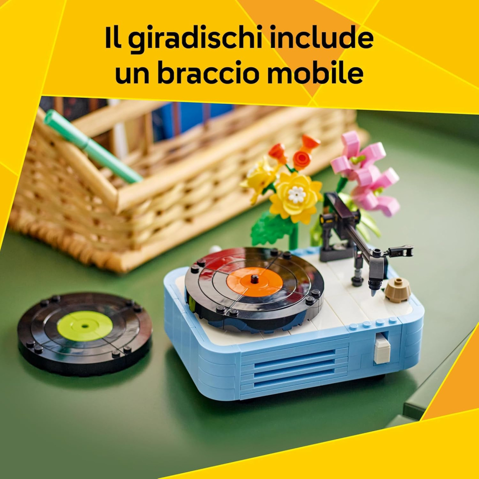 LEGO Creator 3in1 Giradischi con Fiori 31172