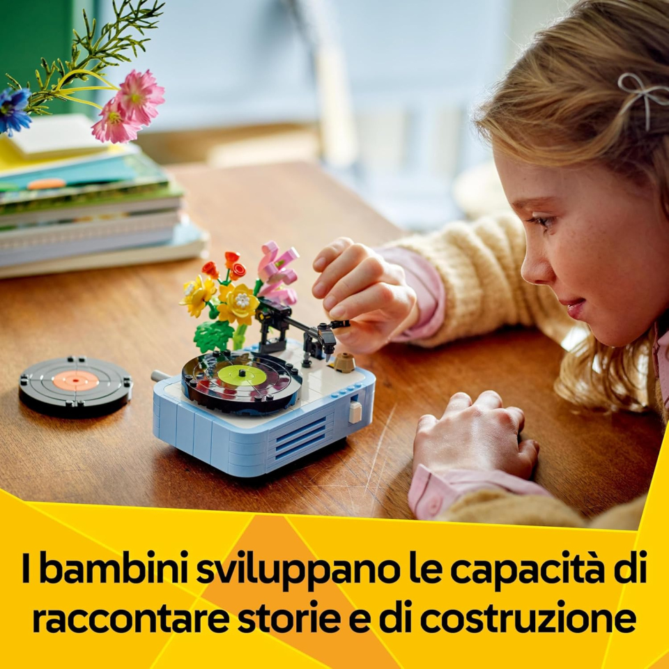 LEGO Creator 3in1 Giradischi con Fiori 31172