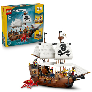 LEGO Creator Iconica Nave Pirata 3-in-1 da 1.074 pezzi