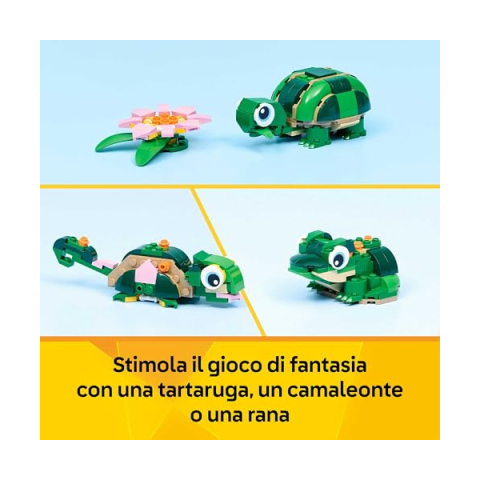 LEGO Creator 3in1 Tartaruga con Ninfea 31377