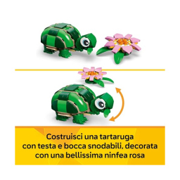 LEGO Creator 3in1 Tartaruga con Ninfea 31377