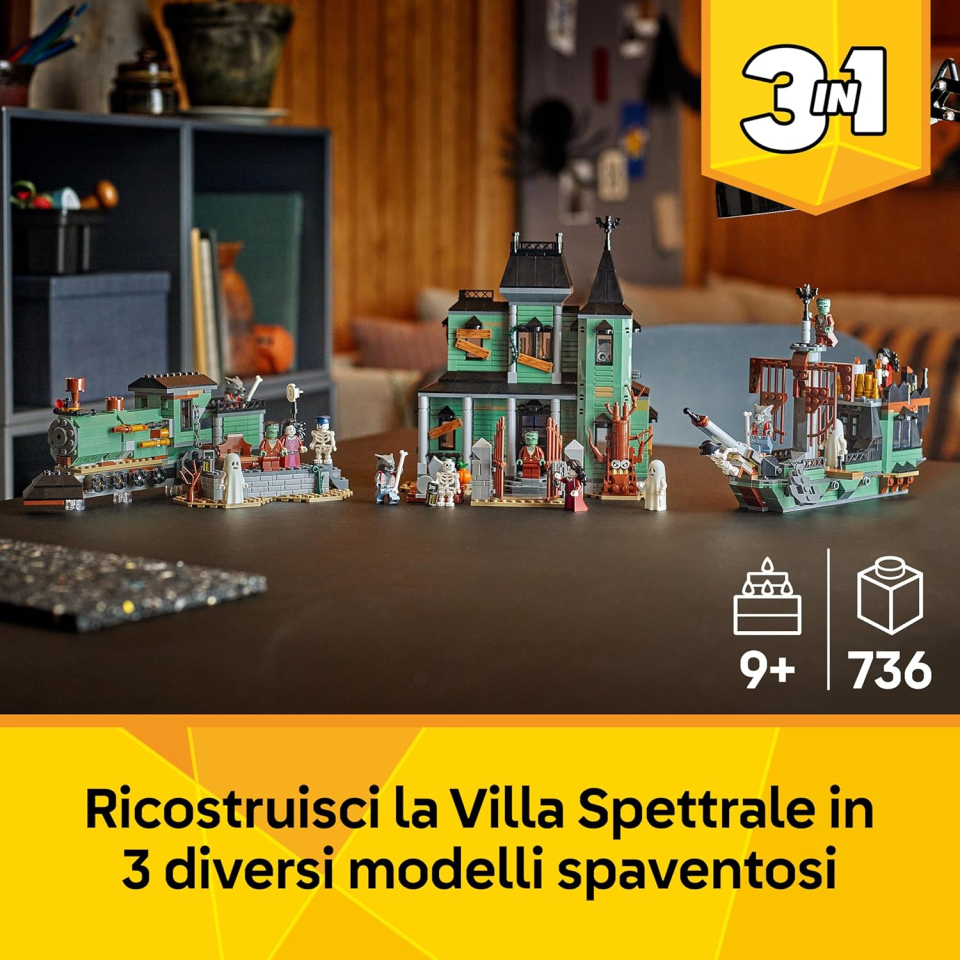 LEGO Creator 3in1 Villa Spettrale 31167