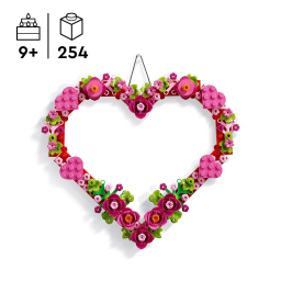 LEGO Cuore Ornamentale 40638 – Kit Creativo da Esposizione