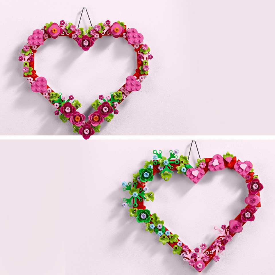 LEGO Cuore Ornamentale 40638 – Kit Creativo da Esposizione