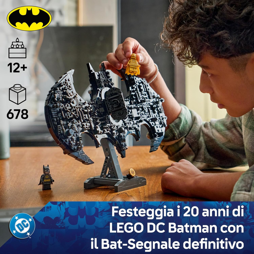 LEGO DC Logo di Batman 76330 – Set Costruzioni da Esposizione
