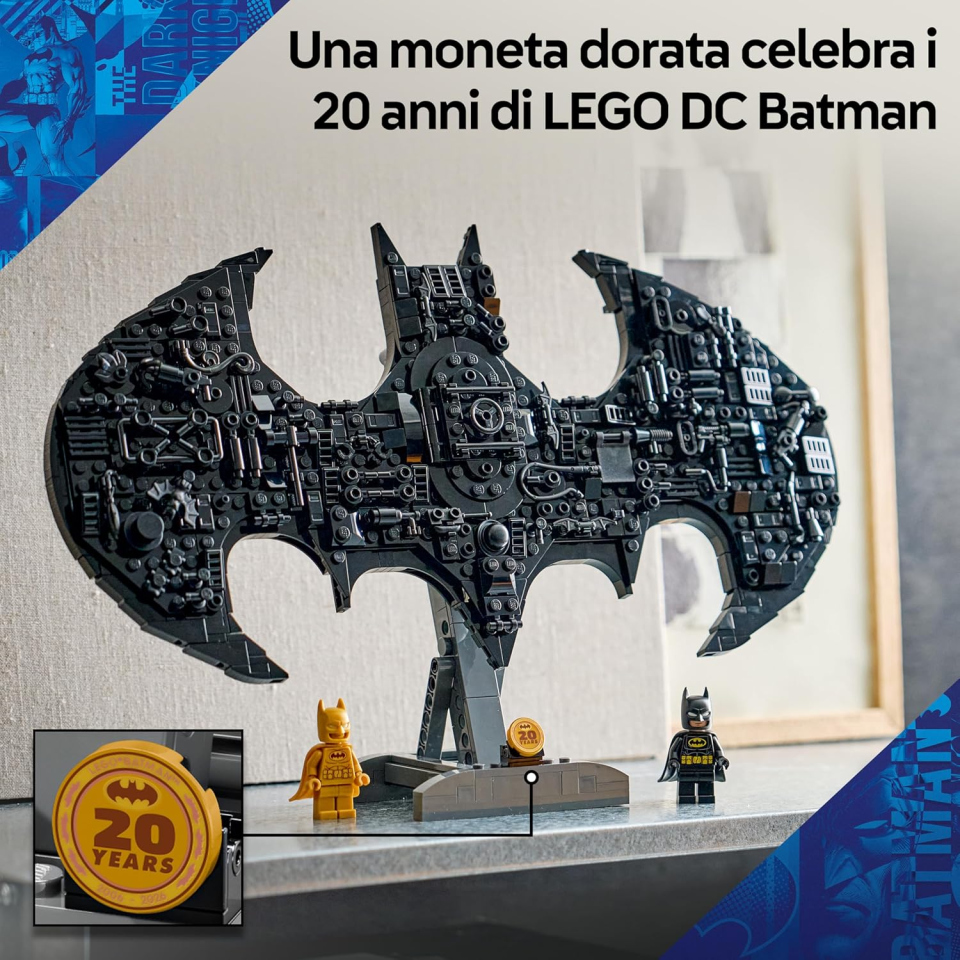 LEGO DC Logo di Batman 76330 – Set Costruzioni da Esposizione