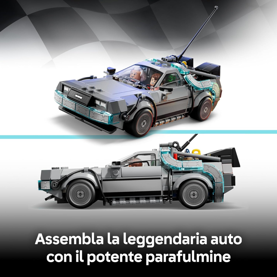 LEGO Speed Champions DeLorean Ritorno al Futuro 77256