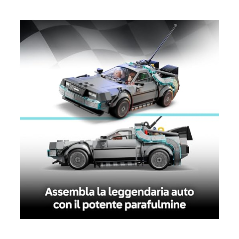 LEGO Speed Champions DeLorean Ritorno al Futuro 77256