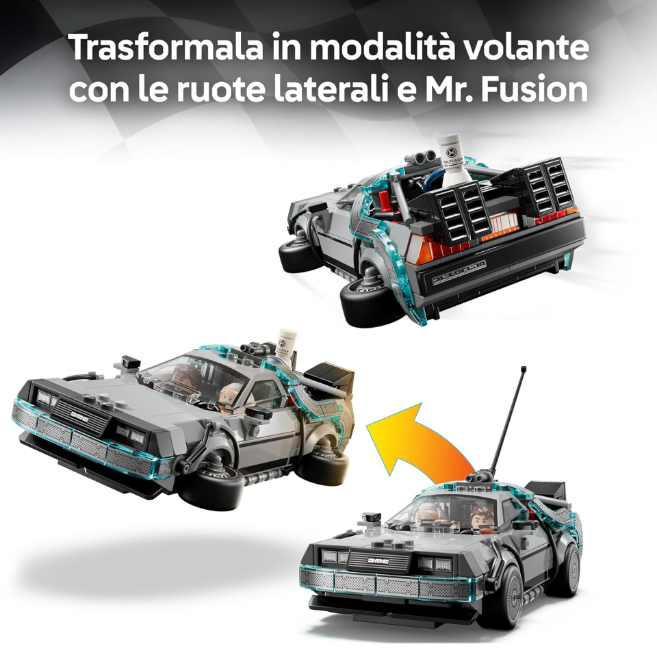 LEGO Speed Champions DeLorean Ritorno al Futuro 77256