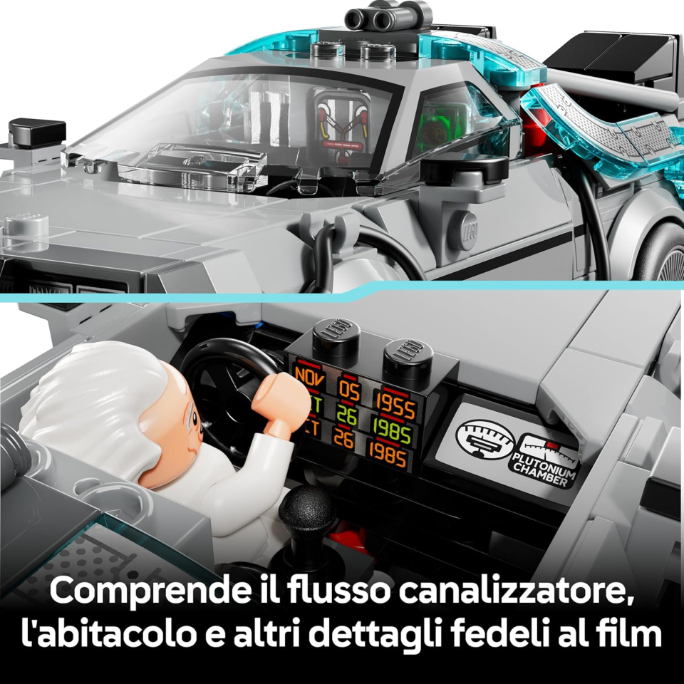LEGO Speed Champions DeLorean Ritorno al Futuro 77256