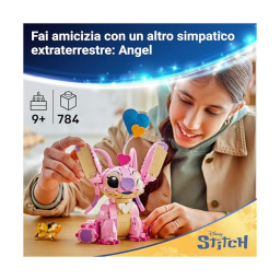 LEGO Disney Angel – Personaggio da Costruire Lilo & Stitch con Palloncini