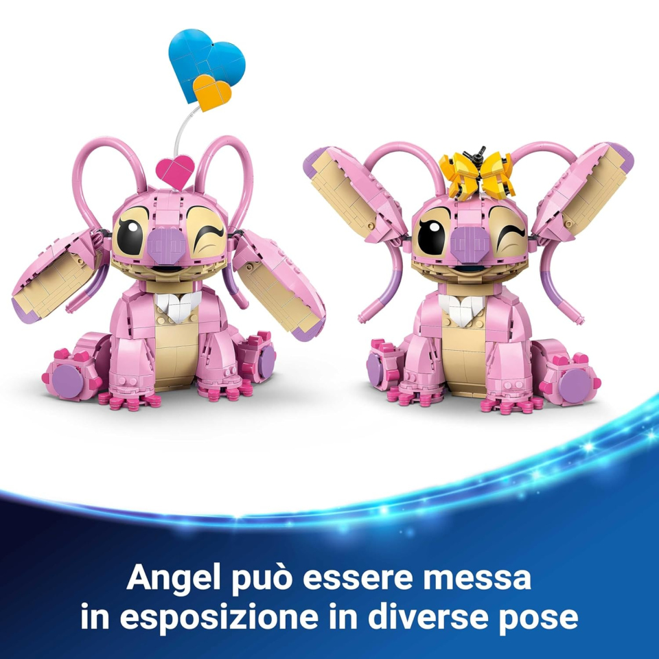 LEGO Disney Angel – Personaggio da Costruire Lilo & Stitch con Palloncini