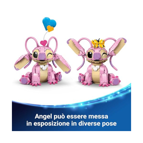 LEGO Disney Angel – Personaggio da Costruire Lilo & Stitch con Palloncini