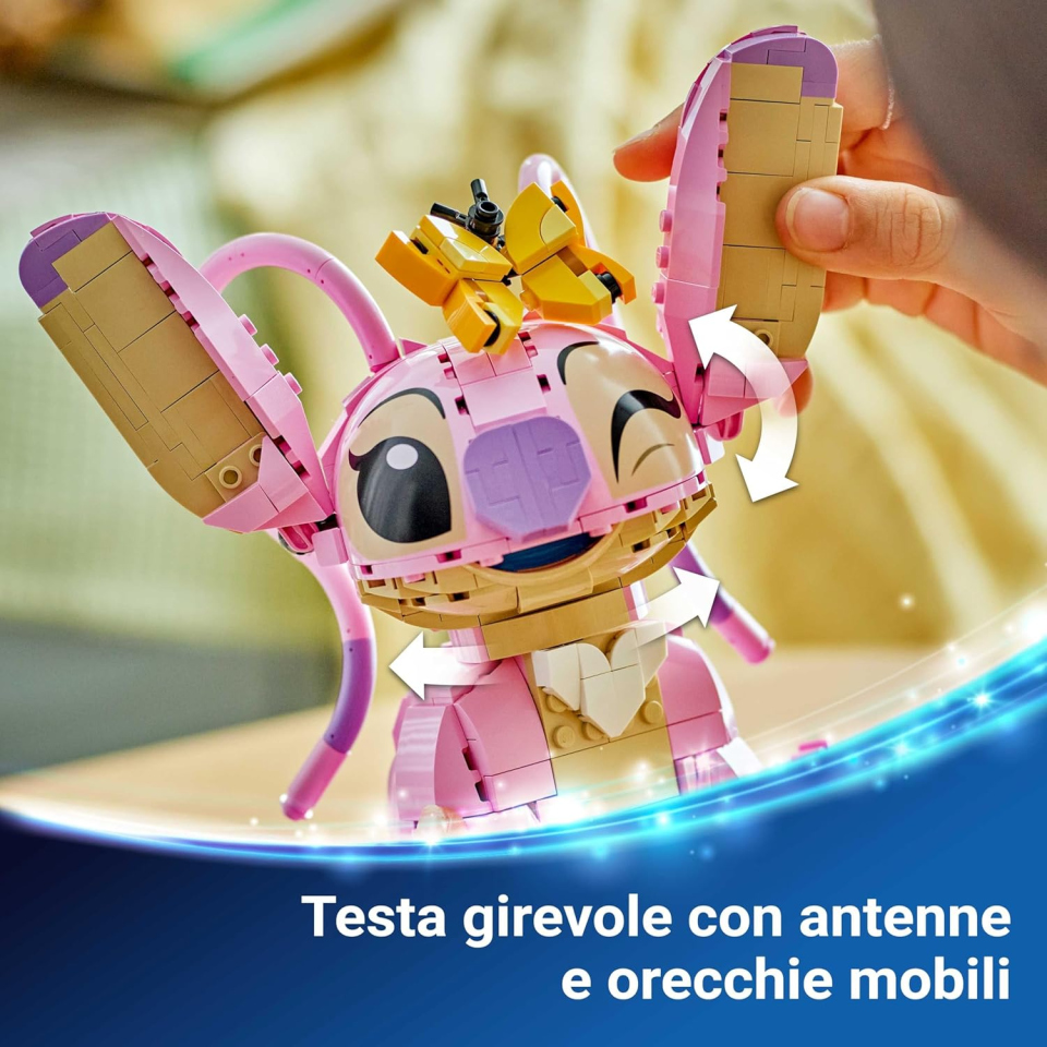 LEGO Disney Angel – Personaggio da Costruire Lilo & Stitch con Palloncini