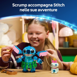 LEGO Disney costruzioni Stitch e Scrump da 9 anni