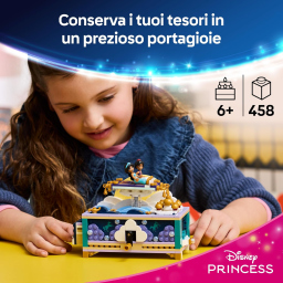 LEGO Disney Princess portagioie di Jasmine con Aladdin
