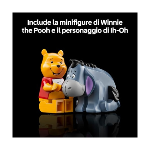 LEGO Disney Winnie the Pooh – Set da Collezione con Vaso di Miele e Ih-Oh