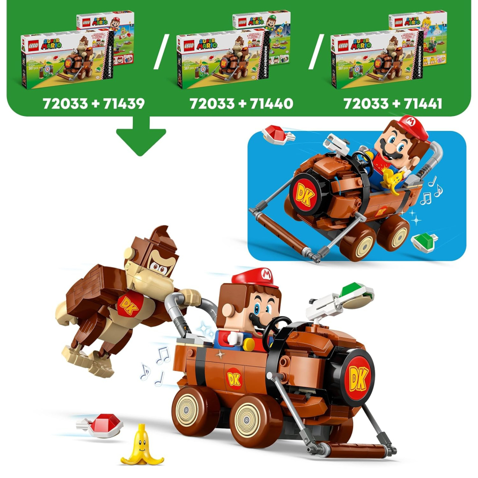 LEGO Super Mario Kart – Donkey Kong e Maxibarile DK