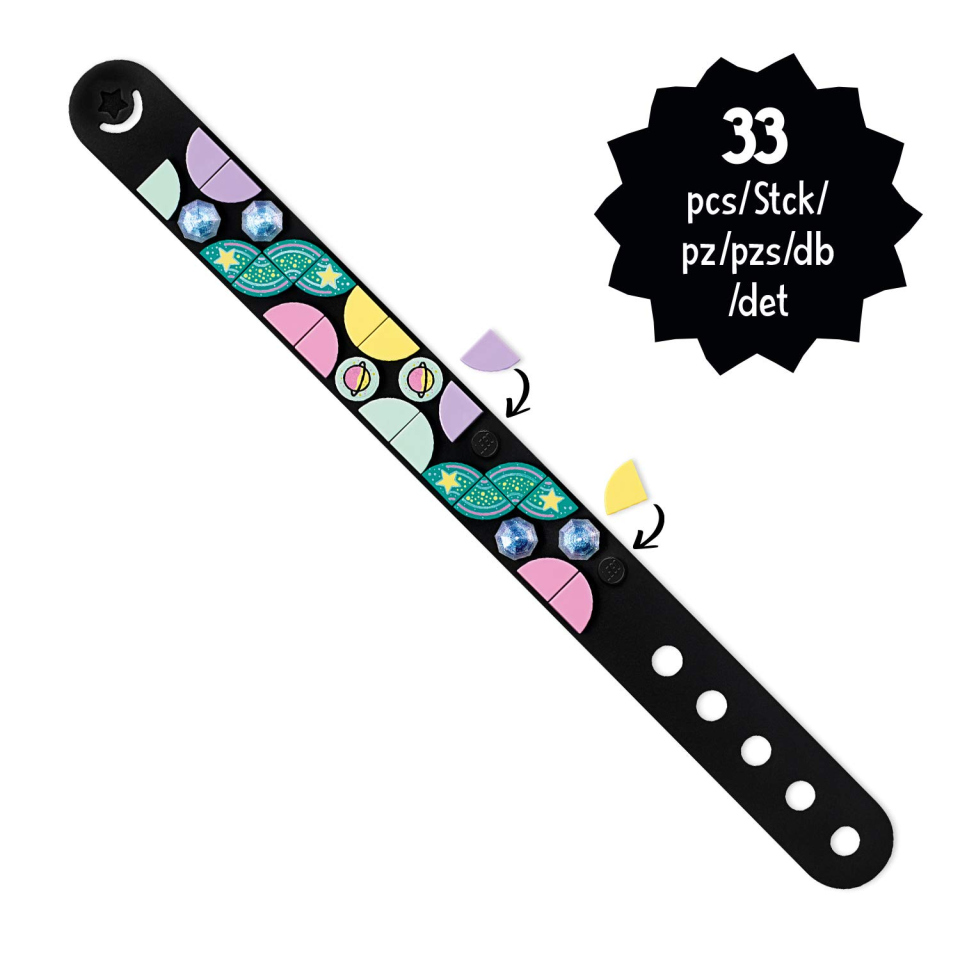 LEGO Dots Braccialetto Paesaggio Lunare, dai 6 anni