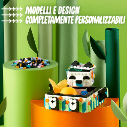 LEGO DOTS panda portaoggetti decorabile dai 6 anni