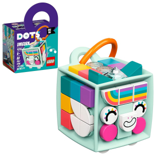LEGO DOTS portachiavi unicorno personalizzabile dai 6 anni