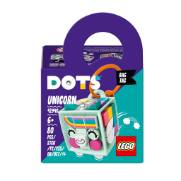 LEGO DOTS portachiavi unicorno personalizzabile dai 6 anni