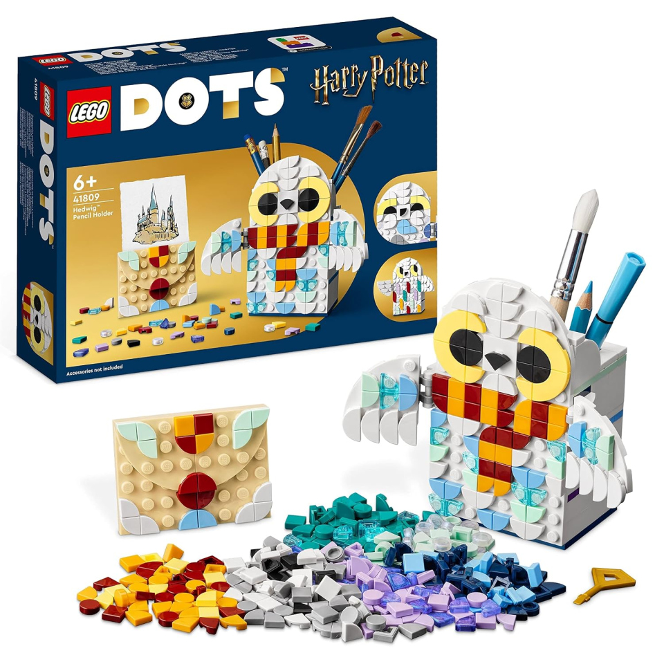 LEGO DOTS portamatite Edvige Harry Potter decorabile
