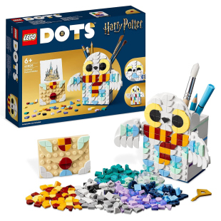 LEGO DOTS portamatite Edvige Harry Potter decorabile