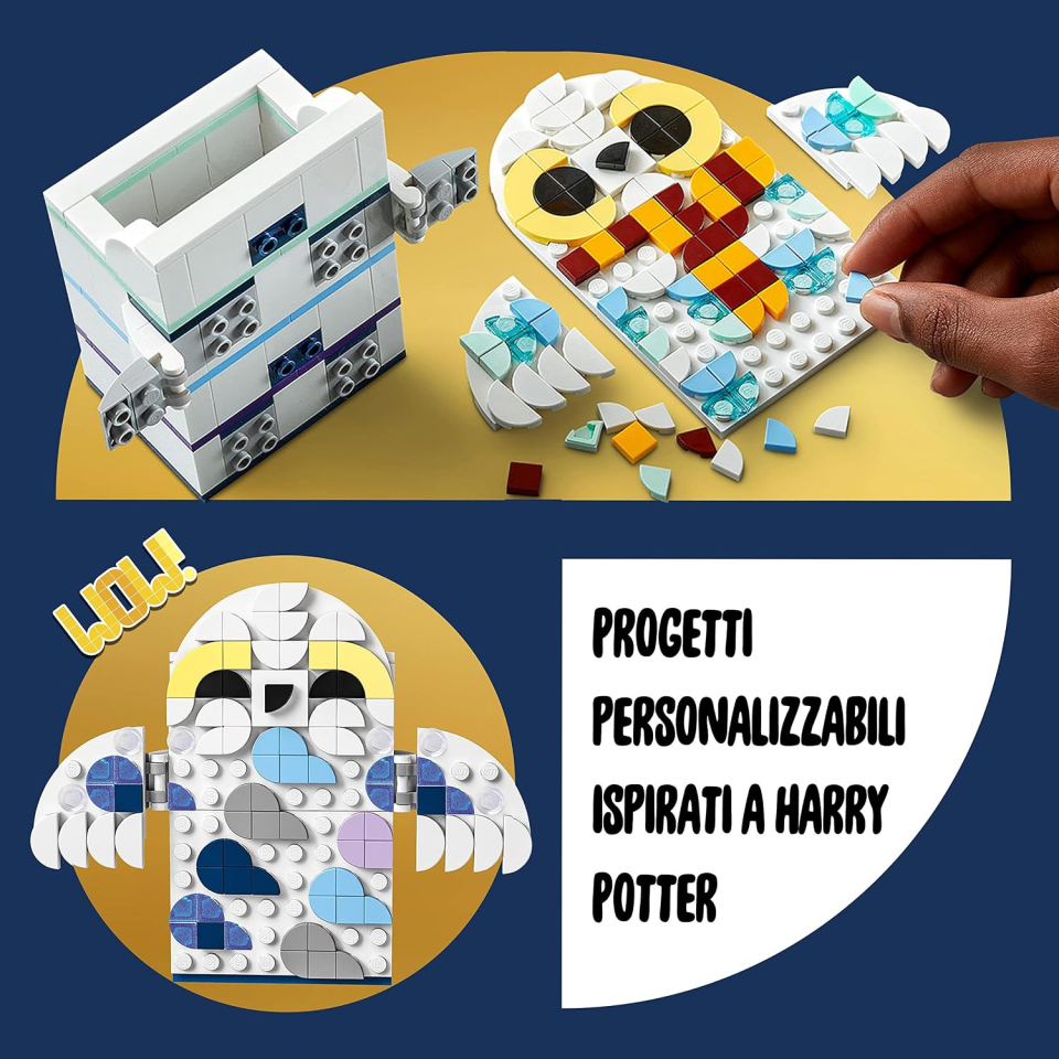LEGO DOTS portamatite Edvige Harry Potter decorabile