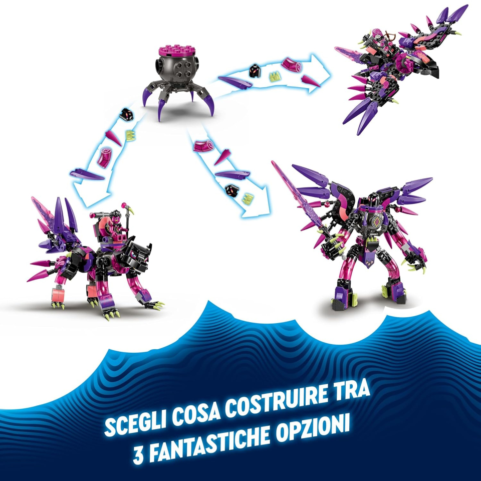 LEGO DREAMZzz Set Creature da Incubo 3 in 1