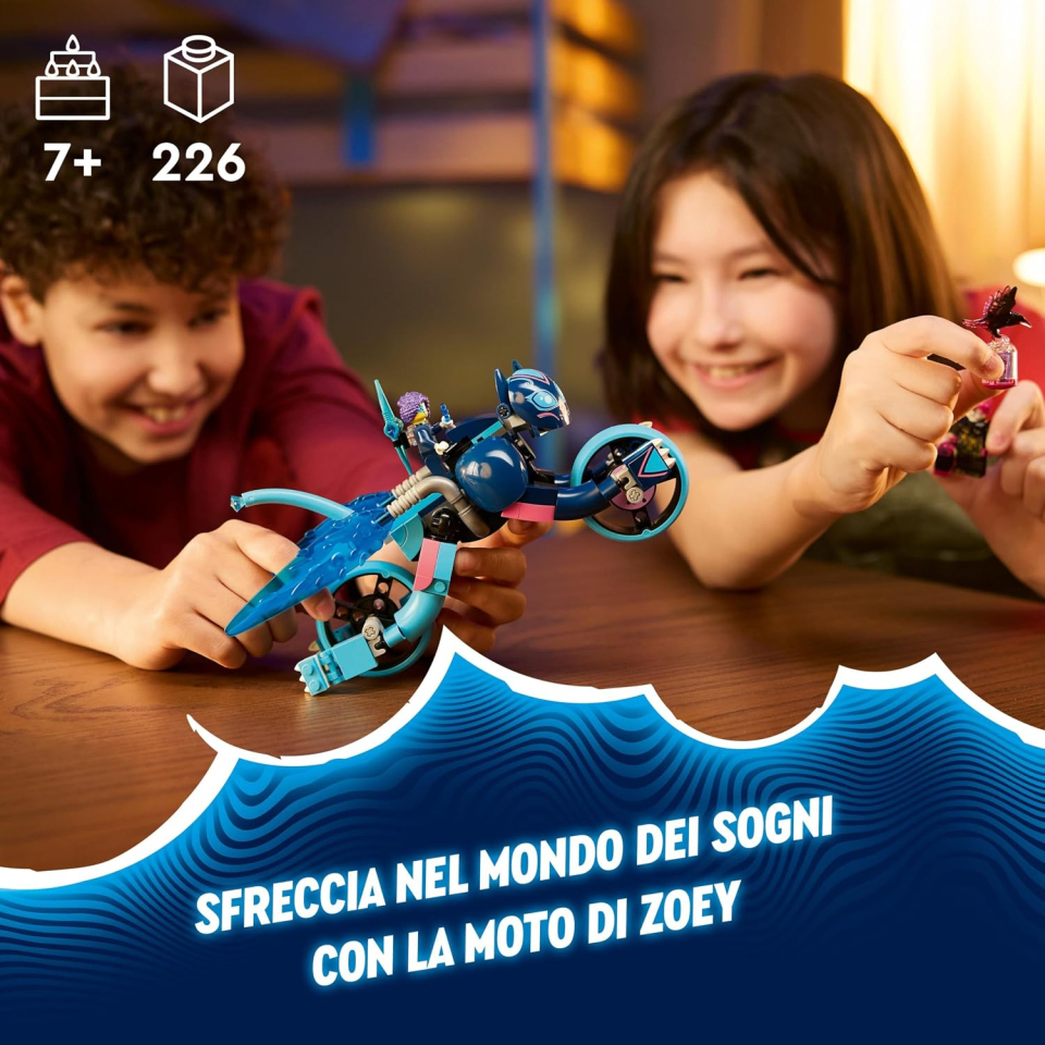 LEGO DREAMZzz Moto-Gatto di Zoey 2 in 1