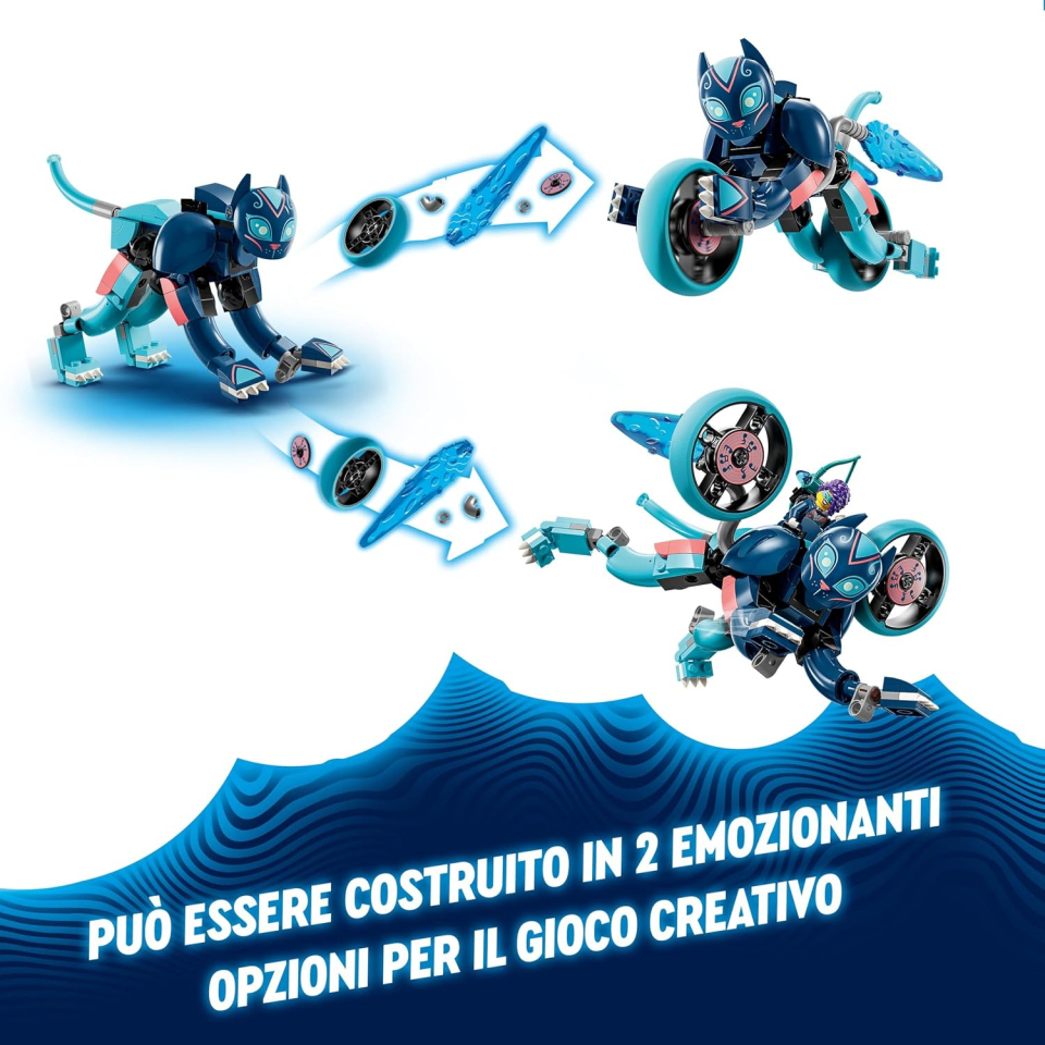 LEGO DREAMZzz Moto-Gatto di Zoey 2 in 1