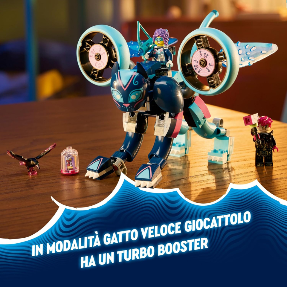 LEGO DREAMZzz Moto-Gatto di Zoey 2 in 1