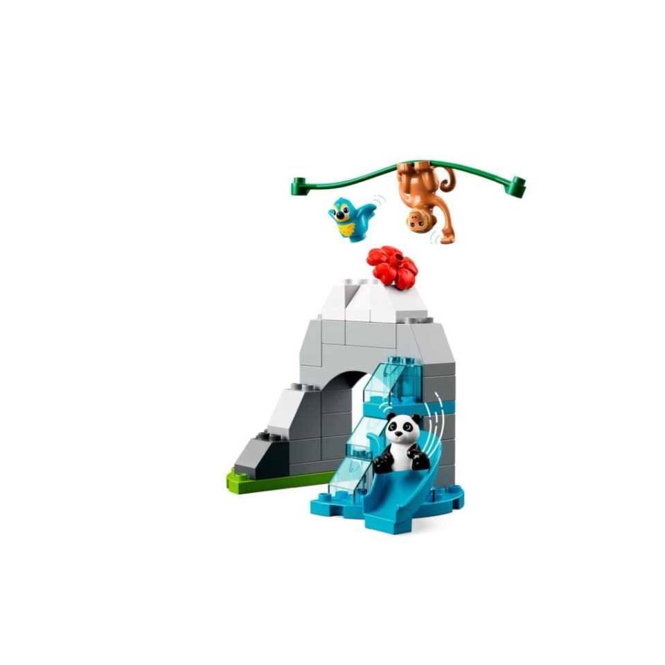 LEGO DUPLO Animali dell'Asia 10974 – Set con 11 Figure e Tappetino Sonoro
