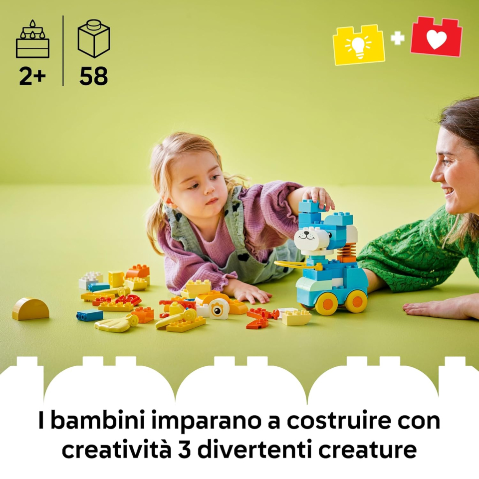 LEGO DUPLO Animali su Ruote 3 in 1 (10448)