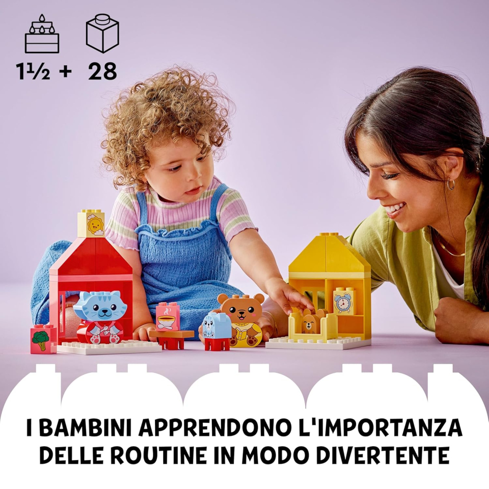 LEGO Duplo Attività Quotidiane: Mangiare e Andare a Letto 10414