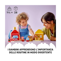 LEGO Duplo Attività Quotidiane: Mangiare e Andare a Letto 10414