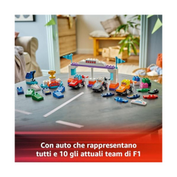 LEGO Duplo Auto da Corsa F1 con 10 Veicoli e Gru (10445)