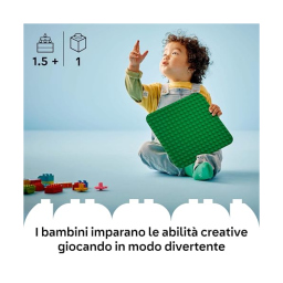 LEGO Duplo Base Verde 10460 – Piastra da Costruzione per Bambini da 18 Mesi