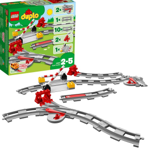LEGO DUPLO Binari Ferroviari 10882 – Set Espansione Treno