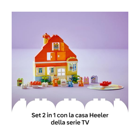 LEGO DUPLO Bluey Casa degli Heeler con Gioco di Memoria